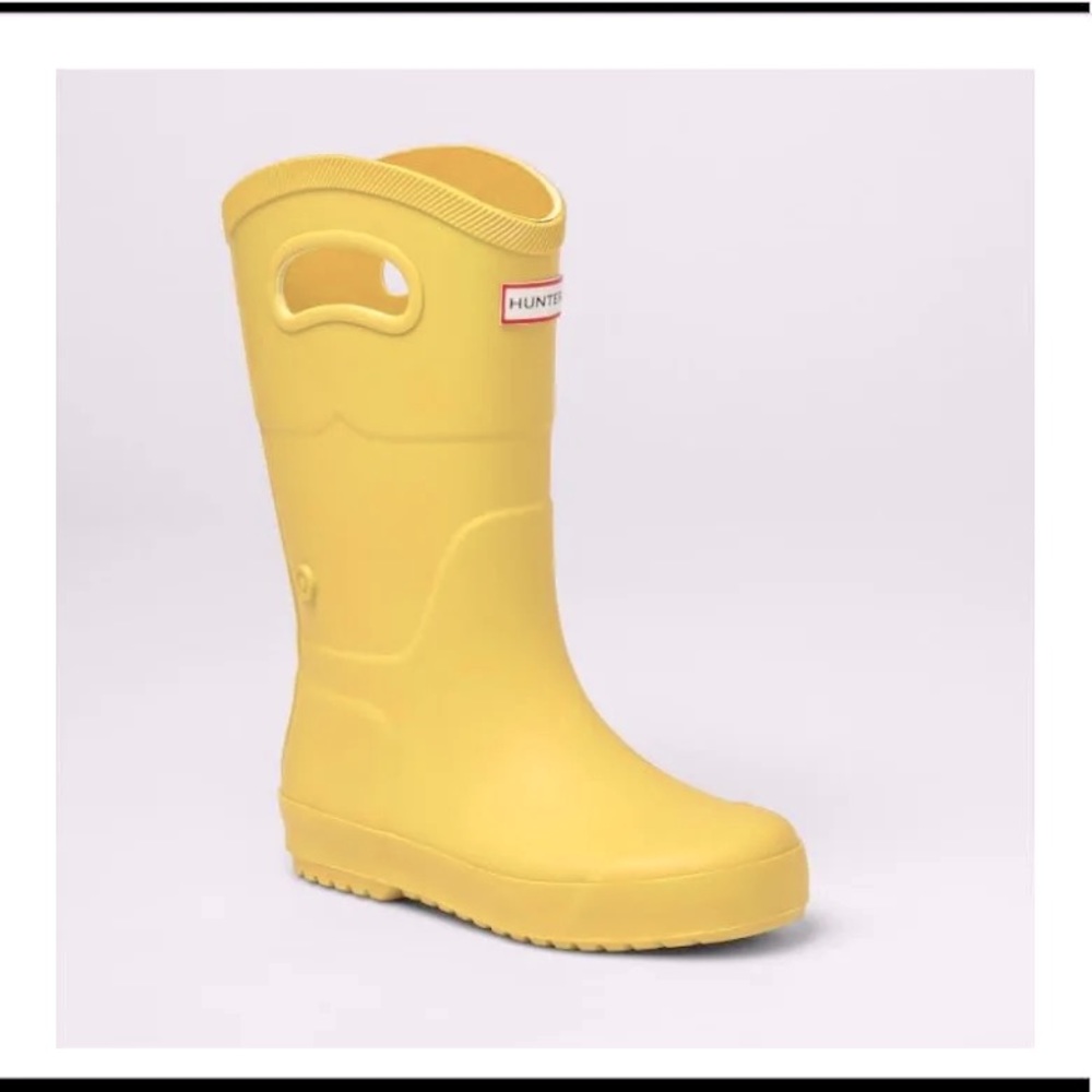 Hunter x Target Yellow Rain Boots youth size 4